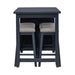 Brook Creek 5 Piece Counter Set- Navy - Plourde Furniture Co (Caribou, ME)