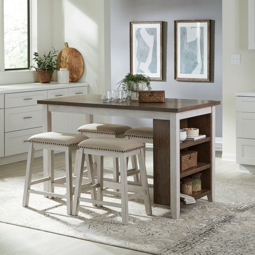 Brook Creek 5 Piece Counter Set- Two Tone image