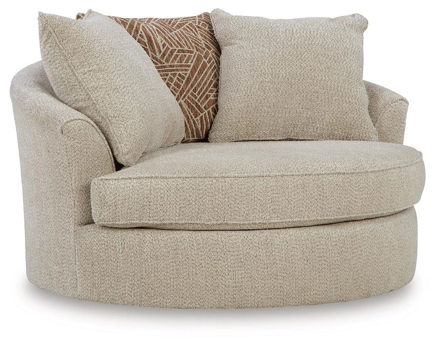 Steelwater Retreat Oversized Swivel Accent Chair