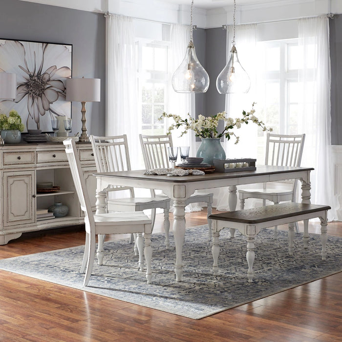 Magnolia Manor Opt 6 Piece Leg Table Set image