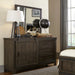Thornwood Hills Barn Door Dresser in Rock Beaten Gray image
