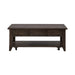 Paradise Valley Lift Top Cocktail Table in Saddle Brown image