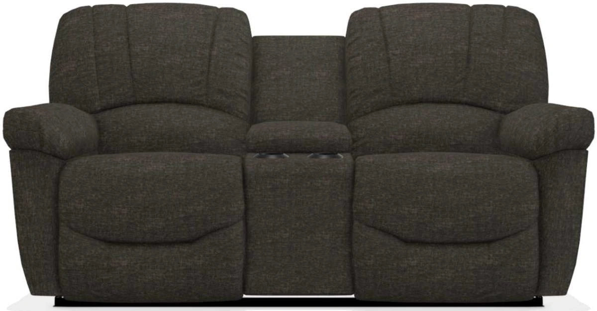La-Z-Boy Hayes Walnut Power La-Z-Time Full Reclining Console Loveseat