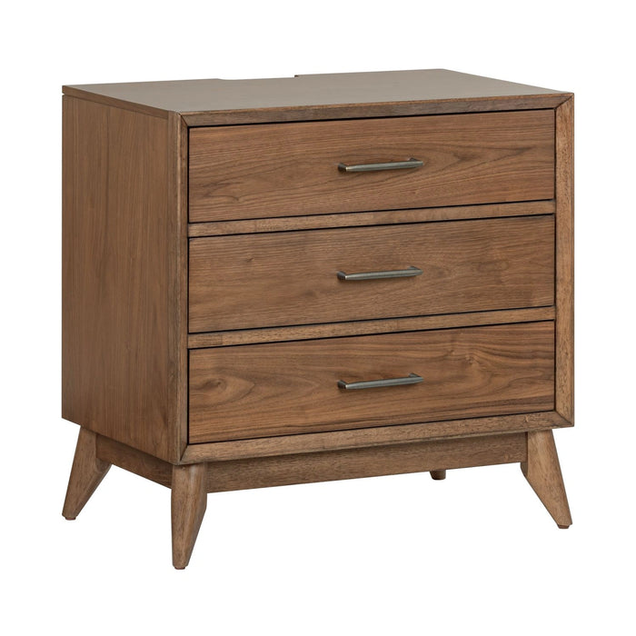 Century Modern Nightstand w/ Charging Station image