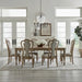 Magnolia Manor 7 Piece Rectangular Table Set image