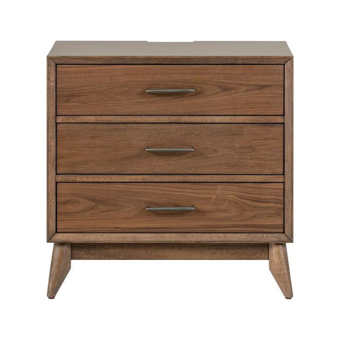 Century Modern Nightstand w/ Charging Station image