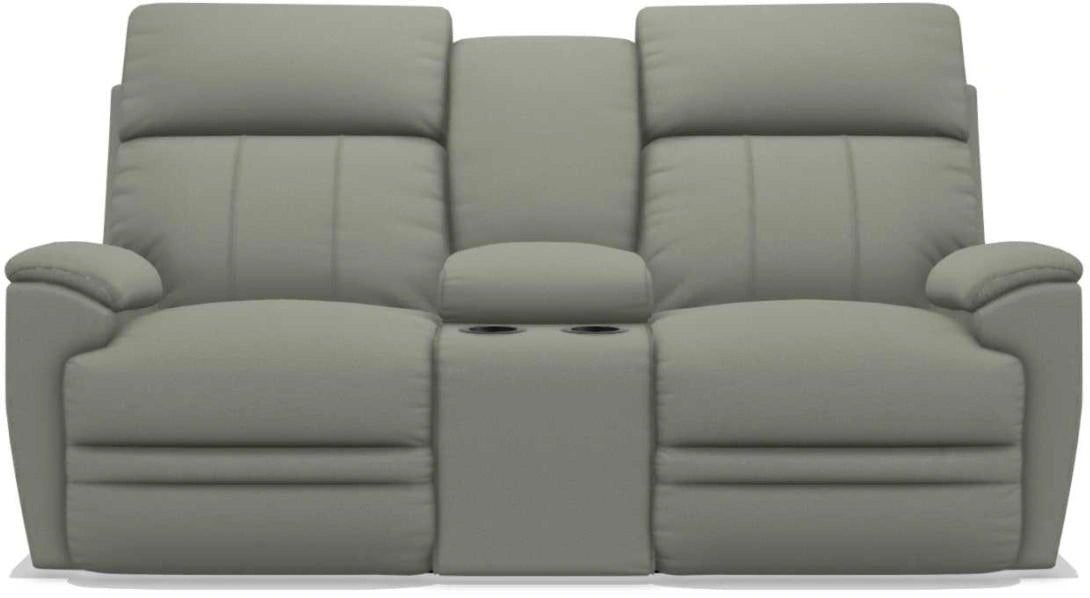La-Z-Boy Talladega Platinum La-Z-Time Power-Reclineï¿½ Loveseat With Console & Power Headrest