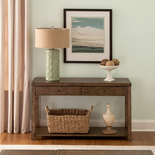 Mitchell Sofa Table in Brown image