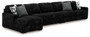 Midnight-Madness Sectional with Chaise - Plourde Furniture Co (Caribou, ME)