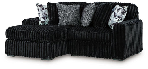 Midnight-Madness Sectional with Chaise - Plourde Furniture Co (Caribou, ME)