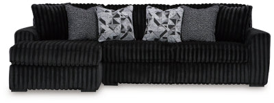 Midnight-Madness Sectional Sofa with Chaise - Plourde Furniture Co (Caribou, ME)