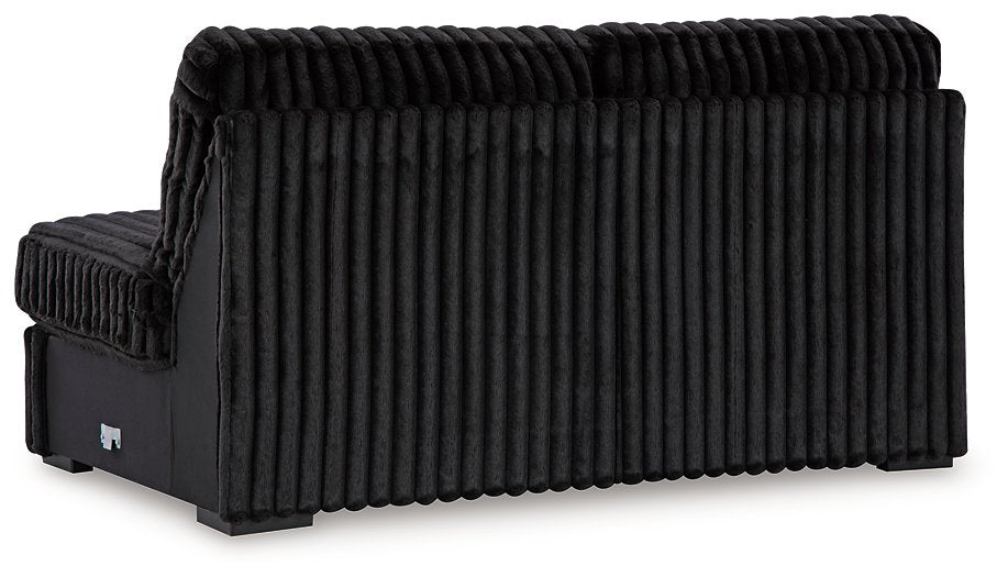 Midnight-Madness Sectional with Chaise - Plourde Furniture Co (Caribou, ME)