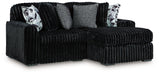 Midnight-Madness Sectional with Chaise - Plourde Furniture Co (Caribou, ME)