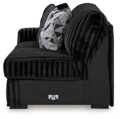 Midnight-Madness Sectional with Chaise - Plourde Furniture Co (Caribou, ME)