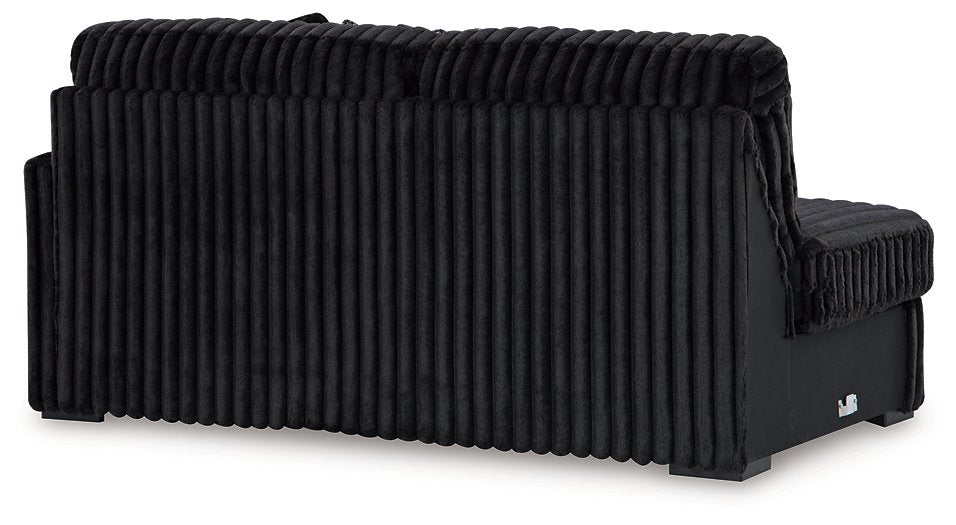 Midnight-Madness Sectional with Chaise - Plourde Furniture Co (Caribou, ME)