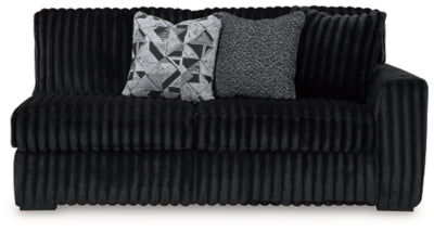Midnight-Madness Sectional with Chaise - Plourde Furniture Co (Caribou, ME)