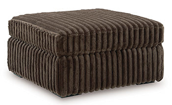 Midnight-Madness Oversized Accent Ottoman - Plourde Furniture Co (Caribou, ME)