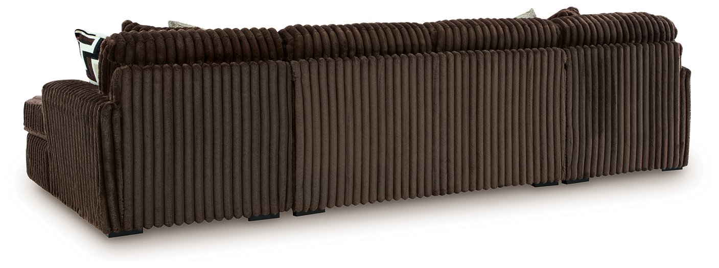 Midnight-Madness Sectional with Chaise - Plourde Furniture Co (Caribou, ME)
