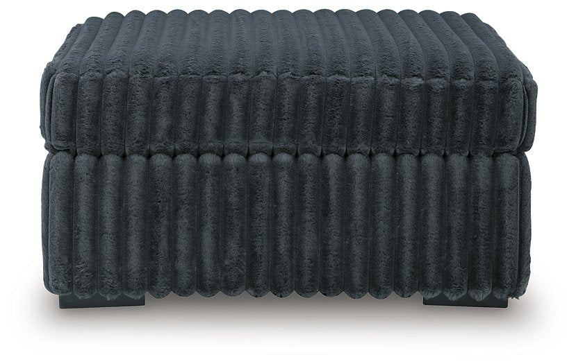 Midnight-Madness Oversized Accent Ottoman - Plourde Furniture Co (Caribou, ME)
