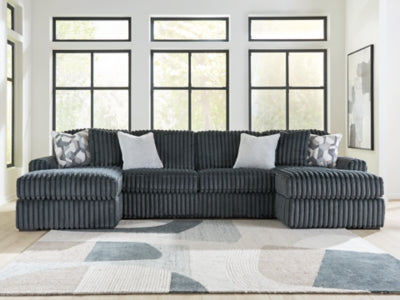 Midnight-Madness Sectional with Chaise - Plourde Furniture Co (Caribou, ME)
