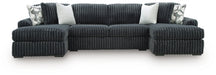 Midnight-Madness Sectional with Chaise - Plourde Furniture Co (Caribou, ME)