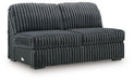 Midnight-Madness Double Chaise 3-Piece Sectional - Plourde Furniture Co (Caribou, ME)