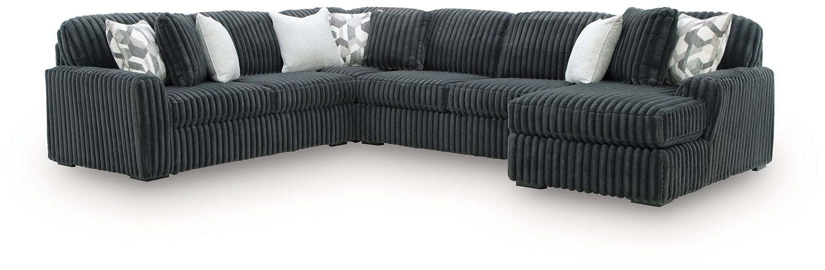 Midnight-Madness Sectional with Chaise - Plourde Furniture Co (Caribou, ME)