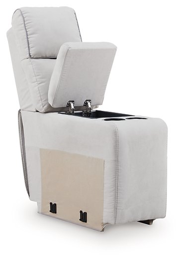 Social Pointe Reclining Sectional with Storage Consoles - Plourde Furniture Co (Caribou, ME)