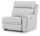 Social Pointe Reclining Sectional with Storage Consoles - Plourde Furniture Co (Caribou, ME)