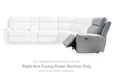 Social Pointe Reclining Sectional with Storage Consoles - Plourde Furniture Co (Caribou, ME)