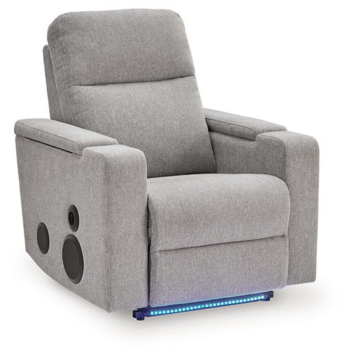 Pineland Power Glider Recliner with Audio System - Plourde Furniture Co (Caribou, ME)