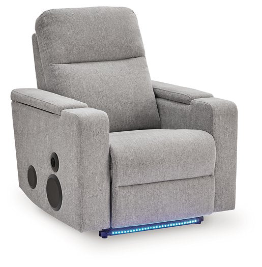 Pineland Power Glider Recliner with Audio System - Plourde Furniture Co (Caribou, ME)