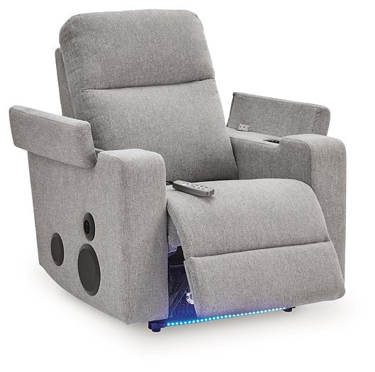 Pineland Power Glider Recliner with Audio System - Plourde Furniture Co (Caribou, ME)