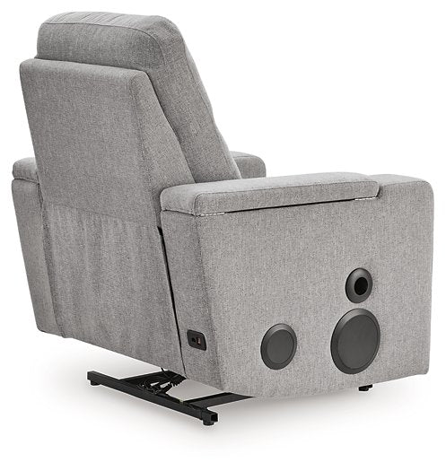 Pineland Power Glider Recliner with Audio System - Plourde Furniture Co (Caribou, ME)