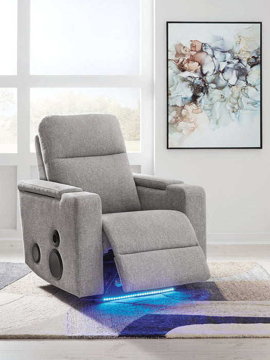 Pineland Power Glider Recliner with Audio System - Plourde Furniture Co (Caribou, ME)