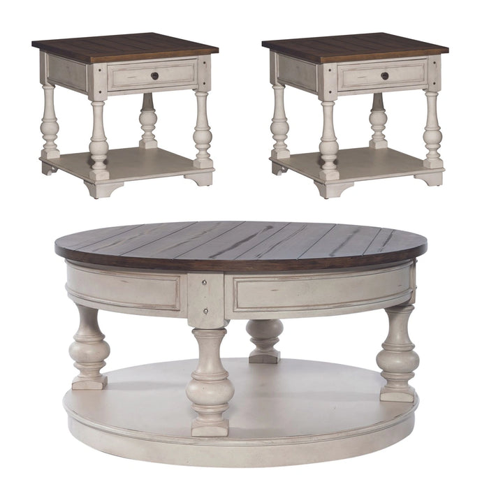 Morgan Creek Opt 3 Piece Set (1-Cocktail 2-End Tables) image