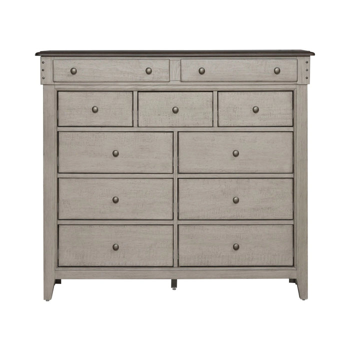 Ivy Hollow 11 Drawer Chesser in Weathered Linen image