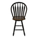 Carolina Crossing Windsor Swivel Counter Chair - Black image