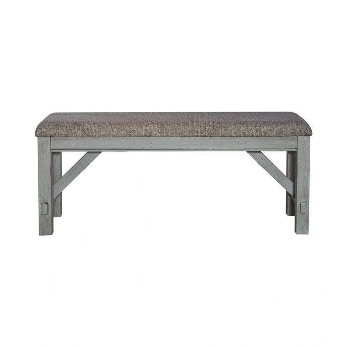 Newport Dining Bench in Smokey Grey image