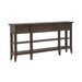 Paradise Valley Hall Console Table in Saddle Brown EST SHIP TIME APPX 4 WEEKS image