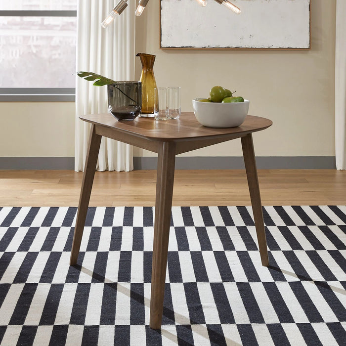 Space Saver Triangle Table in Satin Walnut image