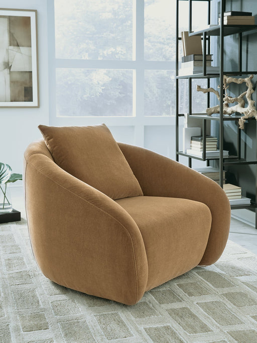Yahya Swivel Accent Chair - Plourde Furniture Co (Caribou, ME)