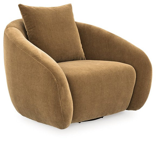 Yahya Swivel Accent Chair - Plourde Furniture Co (Caribou, ME)