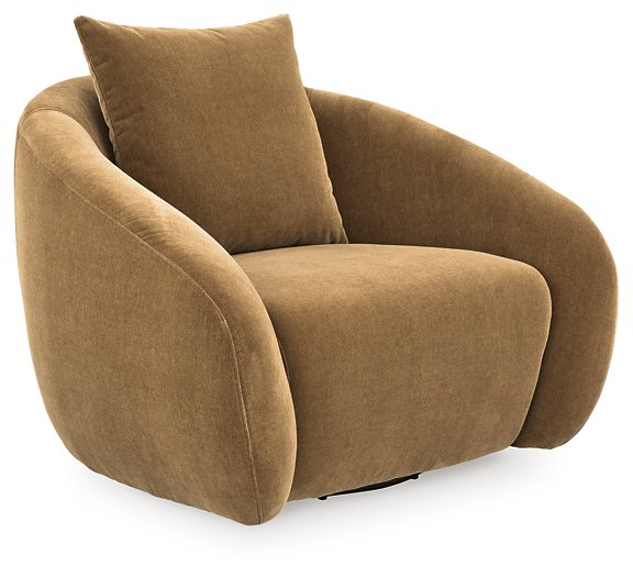 Yahya Swivel Accent Chair - Plourde Furniture Co (Caribou, ME)