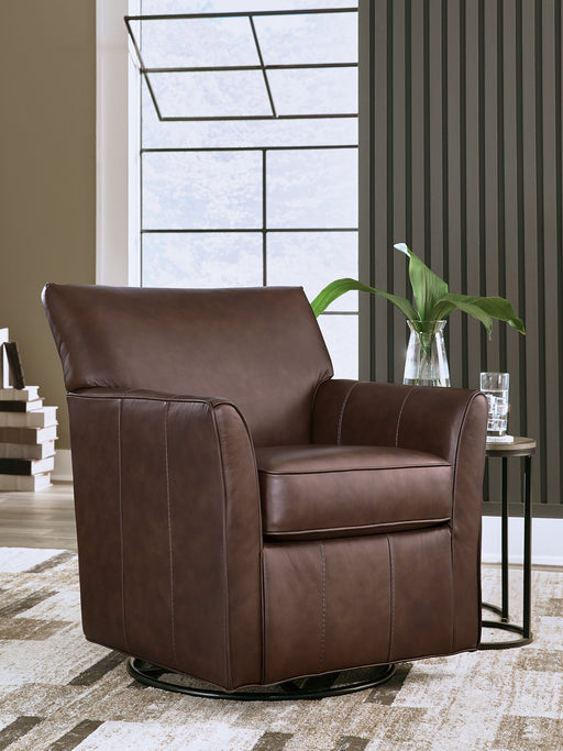 Braydunn Swivel Glider Accent Chair - Plourde Furniture Co (Caribou, ME)