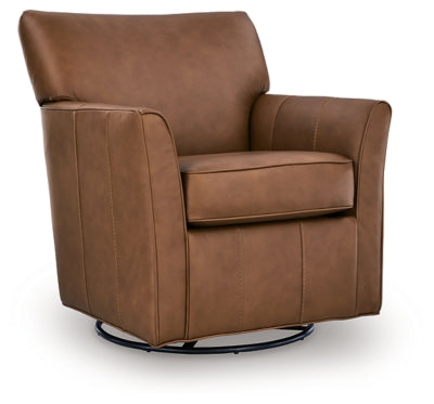 Braydunn Swivel Glider Accent Chair - Plourde Furniture Co (Caribou, ME)