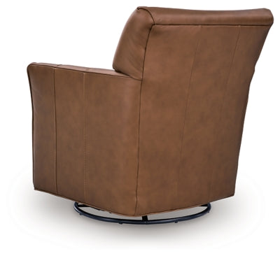 Braydunn Swivel Glider Accent Chair - Plourde Furniture Co (Caribou, ME)