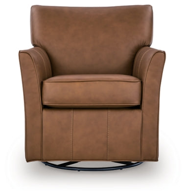 Braydunn Swivel Glider Accent Chair - Plourde Furniture Co (Caribou, ME)
