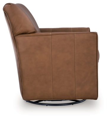Braydunn Swivel Glider Accent Chair - Plourde Furniture Co (Caribou, ME)