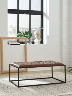 Junsor Coffee Table Ottoman - Plourde Furniture Co (Caribou, ME)
